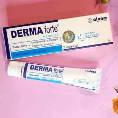 2x Derma Forte Advanced - Gel Tratamiento Acné para Reducir Acné, Manchas Oscuras 15g Foto 1 de 3