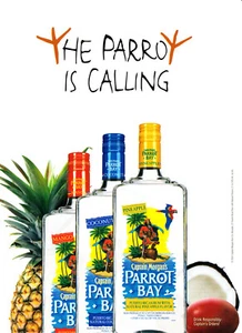 CAPTAIN MORGAN RUM AD #63 RARE 2005 OUT OF PRINT "PARROT BAY" - Picture 1 of 2