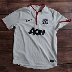 Nike Football jersey  Manchester United White shirt Size XS