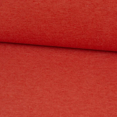 Sweatstoff Melange einfarbig terrakotta meliert 1,4m Breite - Bild 1 von 4