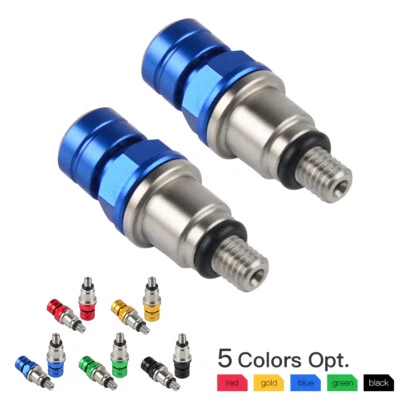 Pernos de válvula de presión de purga de aire CNC para Yamaha YZ80 YZ85 YZ125 YZ250 1993-2021 Foto 1 de 4