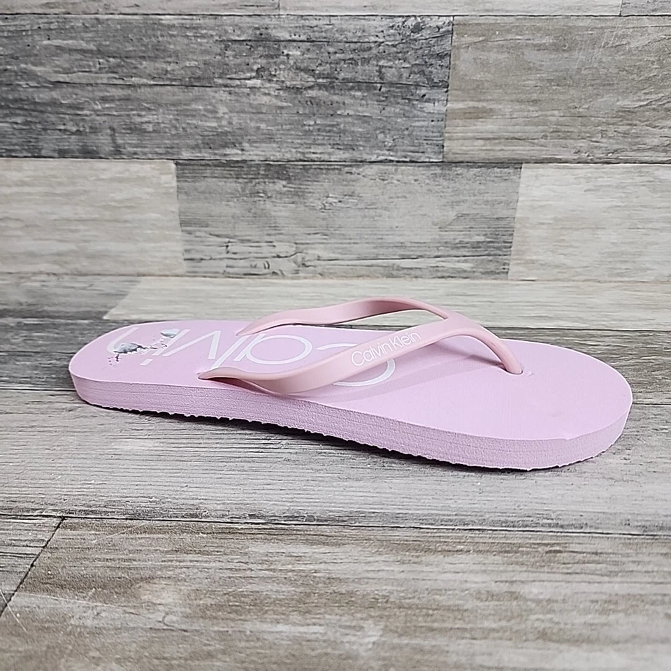 Sandalias de Tanga Calvin Klein Mujer Salma Talla 8 Chanclas Rosa  Foto 1 de 4