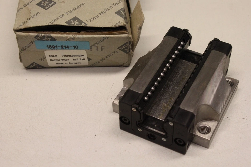 STAR 1691-214-10 Führungswagen Kugel Runner Block Ball Rail 1691-21X-10 OVP - Bild 1 von 1