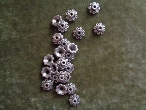 Spacer Bead/Cap, Tibetan Silver, 7x2 mm, pkg. of 25 - Picture 1 of 3