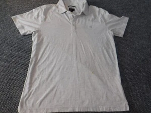 RVCA MEns Polo Shirt Small Gray classic stretch regular fit button - Picture 1 of 12