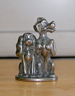 Disney Monopoly Juego Ficha Dama y el Vagabundo Peltre Mover Perros de Repuesto 2001 Foto 1 de 4