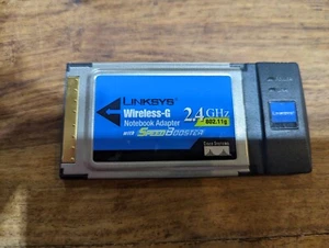 Linksys Wireless-G 2.4GHz Notebook Adapter WPC54G v2 802.11g w/Speed Booster - Picture 1 of 3