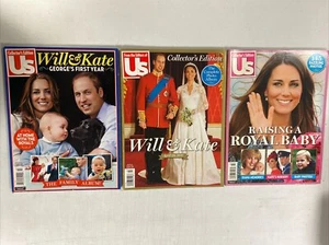 US Magazine Collectors Edition Prince William & PrincessKate 3-magazines  - Picture 1 of 6