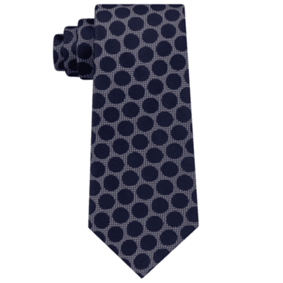 Corbata de seda azul profundo Sean John City Dot para hombre Foto 1 de 1