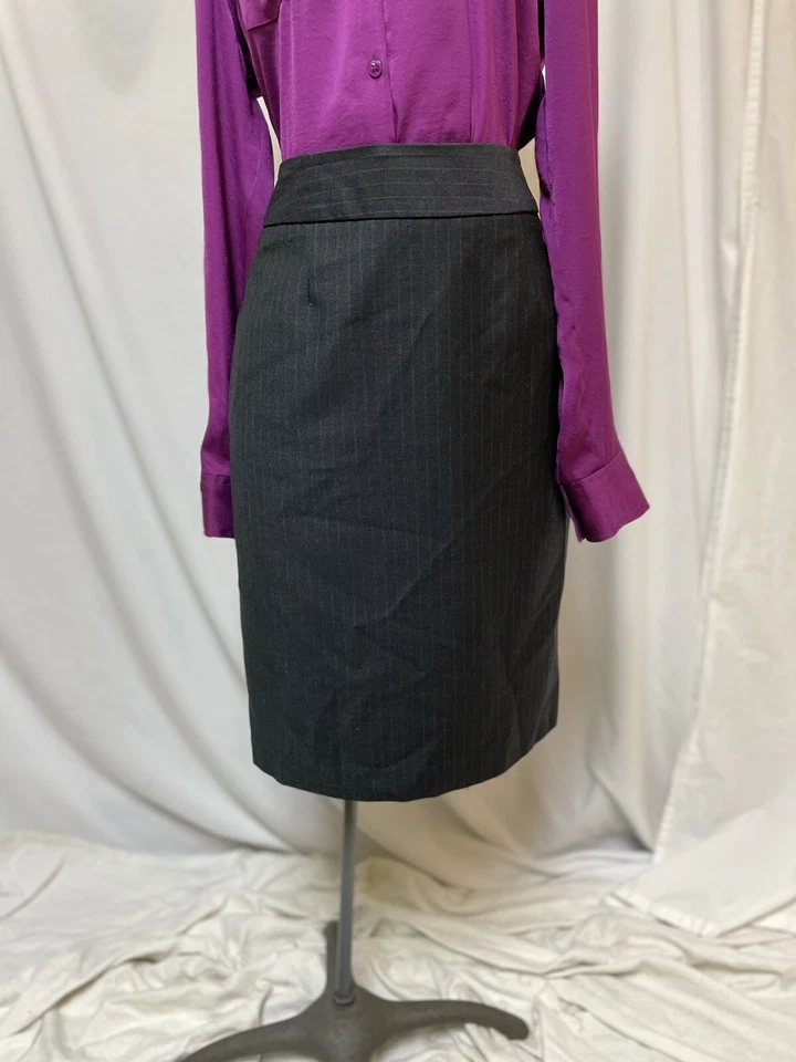 Falda Calvin Klein Talla 8 Recta Hasta la Rodilla 31 X 23 Esenciales de Carrera Foto 1 de 4