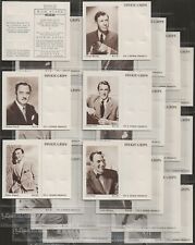 DINKIE PRODUCTS-FULL SET- MGM FILMS 1949 (7TH SERIES L24 CARDS) EXCELLENT+++