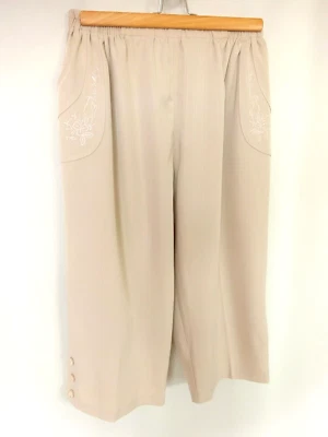 Pantaloni da donna elasticizzati taglia 3XL FR54/56 US22/24 UK26/28 - Immagine 1 di 4