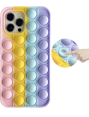 For iPhone 11 Pro Max Pop Fidget Toys Push It Bubble Phone Case Cover - Image 1 of 2