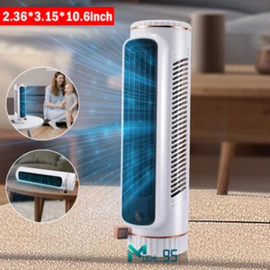Cooling Fan Portable Air Conditioner Desk Tower Fan Blow Cold Quiet w/ 3 Speeds - Picture 1 of 42