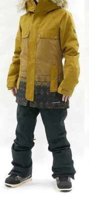 686 Women Dream Insulated Snowboard Jacket (S) Golden Brown M0W312-GLDB - Image 1 of 2