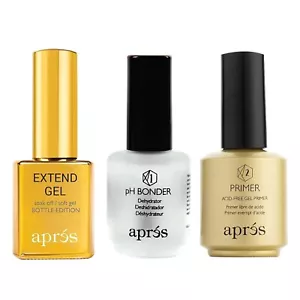 Apres Gel-X Professional Nail Kit pH Bonder, Acid-Free Gel Primer and Extend Gel - Picture 1 of 1