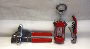 Swing Away Manual Spiral Waiter Corkscrew Wine Can Bottle Opener Cork Puller - Picture 1 of 19