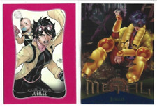 Jubilee - THE X-MEN, 1995 METAL FOIL / 2014 MARVEL COMICS DIVAS, NM+ cards