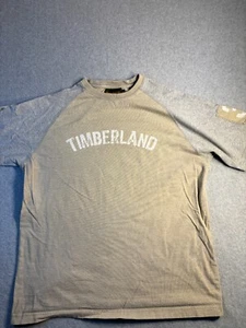 Timberland T-Shirt Herren Medium Khaki Grau Kurzarm Rundhals Logo - Bild 1 von 6