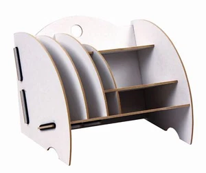 Werkhaus - Ablage Mini Organizer Weiß Briefablage Stiftehalter Box Schreibtisch - Bild 1 von 1