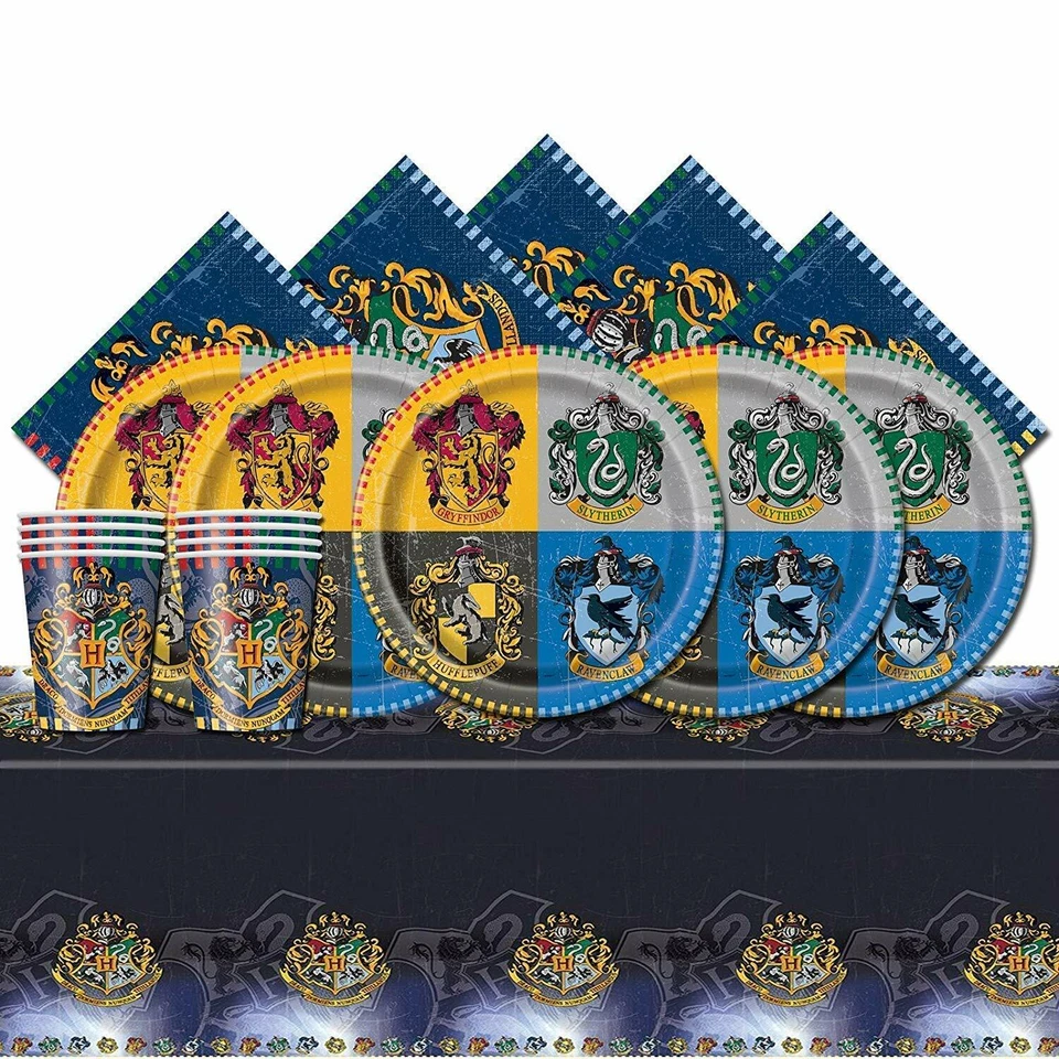 Vajilla decoraciones de fiesta de Harry Potter para niños fiesta de cumpleaños Foto 1 de 1