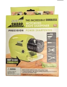 Chefs Knife Sharpener System-Swifty Sharp Tool Cordless Motorized  - Picture 1 of 4
