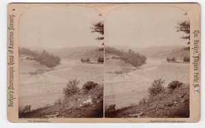Foto Stereoview The Johnstown, PA Calamity "Bursted Dam" Geo. Barker 1889 - Foto 1 di 3