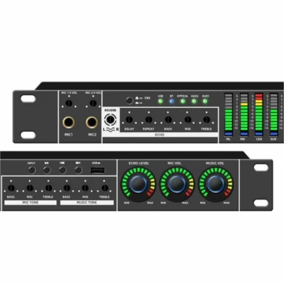 Audio Processor Pre-Effects KTV Digital Audio Professional Karaoke Processor - Image 1 of 4