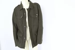 Chaqueta Corta ANTONY MORATO Verde Oliva Lana Cuello Sin Forro Talla 54 XXL - Imagen 1 de 11