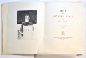 ALBUM VON HERRN TEST P. VALÉRY 1945 ex. Nr. 197/200 11 Radierungen des Autors - Bild 1 von 5