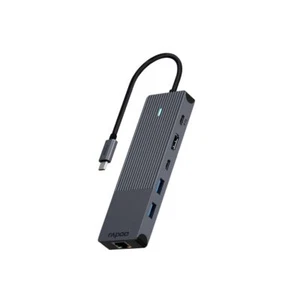 Rapoo UCM-2002 6-in-1 USB-C Multiport Adapter HDMI LAN USB-C USB-A 3.0 v1.0 - Bild 1 von 5