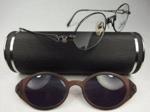 Jean Paul Gaultier JPG 56-7202 rare vintage clip on sunglasses frames eyeglasses - Picture 1 of 24