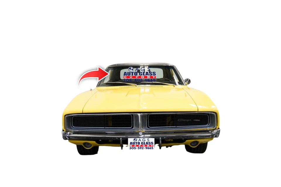 Dodge Charger 1968-1970 2D techo rígido parabrisas DW00715GBN Foto 1 de 1