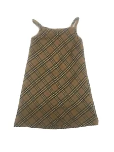 Burberry London Nova Check Vintage Girls Strap Dress - Picture 1 of 10