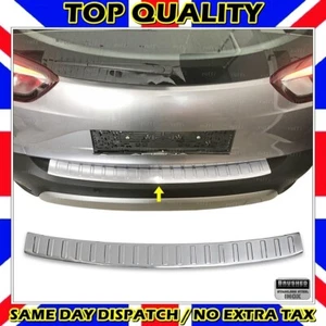 Protector de parachoques trasero cromado cepillado para Vauxhall Opel Crossland X 2017-UP - Imagen 1 de 10