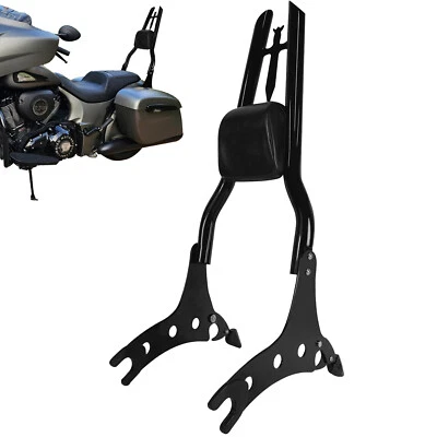 Sissy Bar Backrest Pad for 14-24 Indian Chieftain Springfield Pursuit Dark Horse Foto 1 de 4