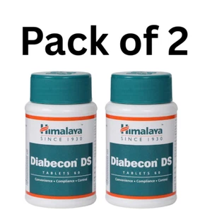 2 x Himalaya Diabecon DS(Double Strength) 60 Tabs Each | Free Shipping - Picture 1 of 4