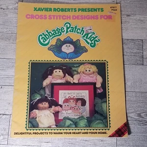 Disegni punti a croce per toppa cavolo bambini di Xavier Roberts libro modello #7677 - Foto 1 di 5