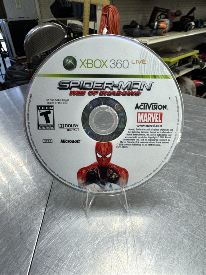 Spider-Man Web of Shadows Xbox 360 (DISC ONLY) - Image 1 of 1