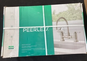 Peerless Kitchen Faucet Bridge Stainless Steel P2923LF-SS M16 - Picture 1 of 6