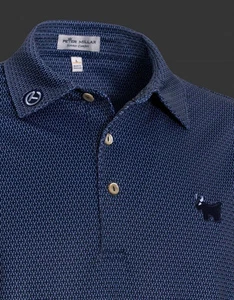 Large - Scotty Cameron Peter Millar Polo - Bulldog Rise and Glide - Navy - NEU - Bild 1 von 5