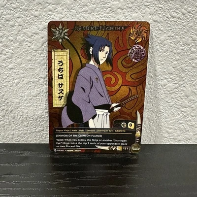 Naruto CCG Sasuke Uchiha PR-062 Foil Promo NM [Rare Promo Card] - Image 1 of 4