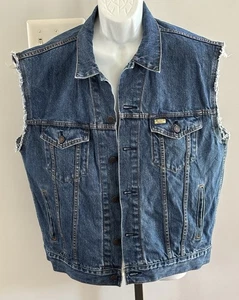 Chaleco vaquero Levi Strauss Signature azul denim para hombre talla L ¡EXCELENTE ESTADO USADO!! - Imagen 1 de 5