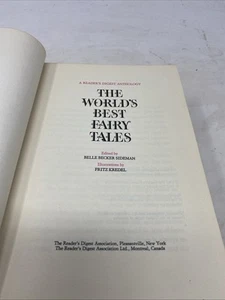 THE WORLD'S BEST FAIRY TALES - Belle Sideman / Fritz Kredel - Hardcover 1967 - Picture 1 of 21