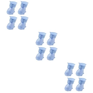 3 PCS Dog Waterproof Rain Boots Paw Protection for Dogs Shoes Adjustable - Picture 1 of 12