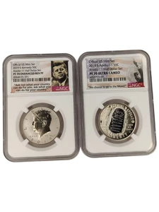 2019-S NGC APOLLO 11 Half Dollars Set Enhanced Rev PF70 Ultra Cam 15A - Picture 1 of 2