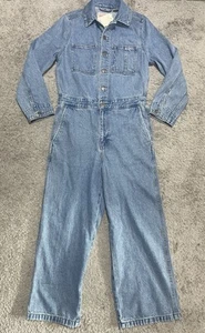 Mono Levi's manga larga azul denim para mujer XS mezcla de algodón $128 - Imagen 1 de 15
