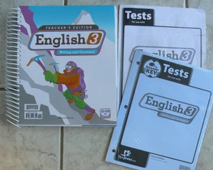 Bob Jones BJP English TE & CD-Rom, Tests&Key gr.3 2nd Ed.LN, NICE! 2003  $85+ - Picture 1 of 8