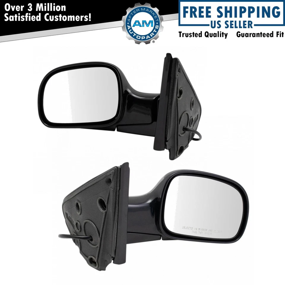 Juego de 2 pares de espejos retrovisores laterales eléctricos izquierda y derecha para Grand Voyager Caravan Foto 1 de 4