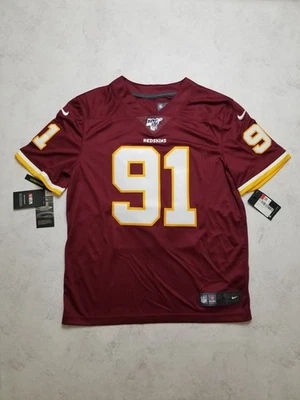 Nike Kerrigan #91 Washington Redskins Authentic Limited Sewn Jersey Men's L - Image 1 of 4
